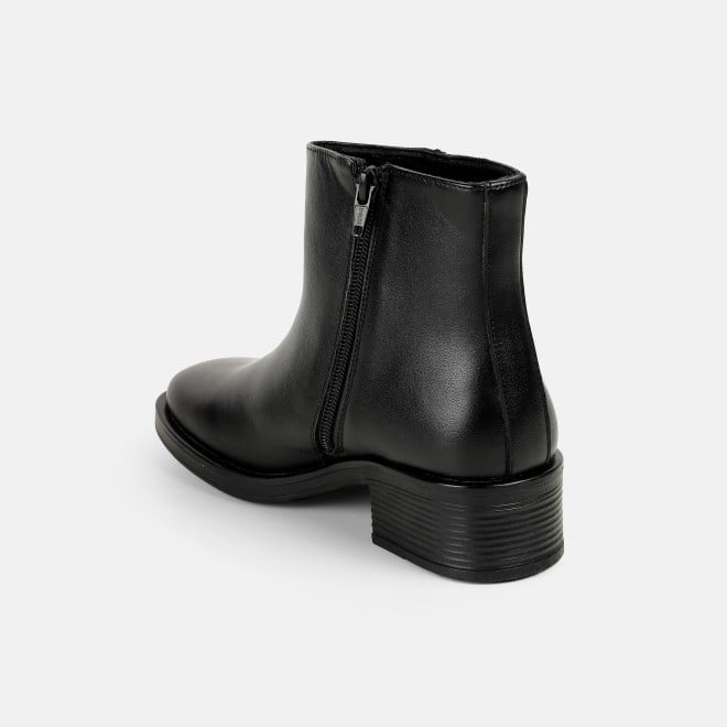 Mochi Women Black Casual Boots (SKU: 31-1225-11-36)