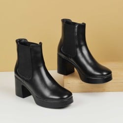 Women Black Casual Boots