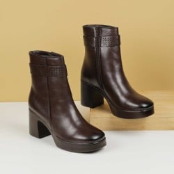 Women Brown Casual Boots