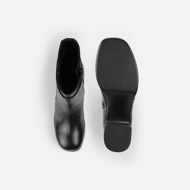 Mochi Women Black Casual Boots (SKU: 31-1230-11-36)