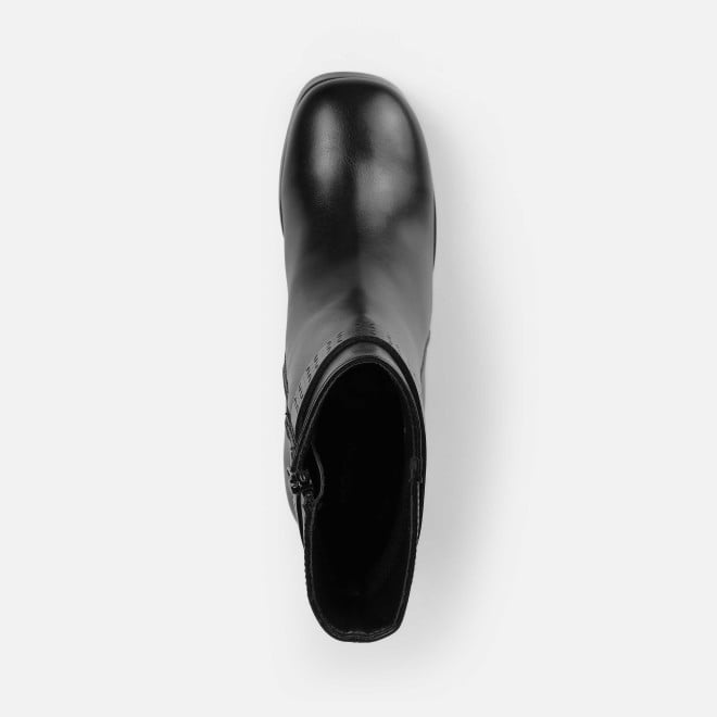 Mochi Women Black Casual Boots (SKU: 31-1230-11-36)