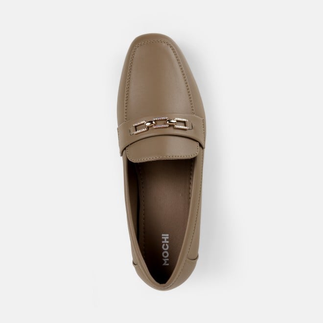 Mochi Women Beige-red Formal Ballerinas (SKU: 31-1235-89-36)