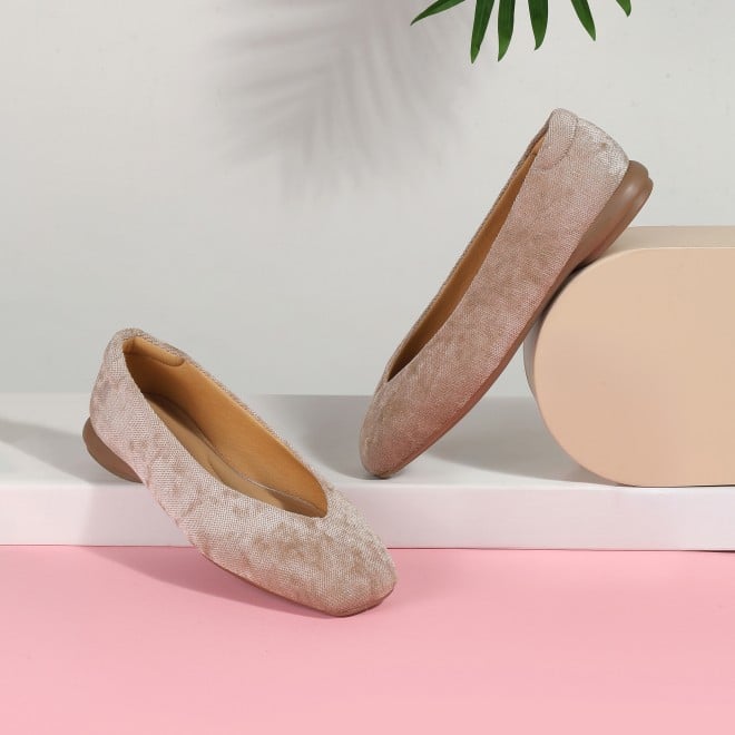 Mochi Women Beige Casual Ballerinas (SKU: 31-1237-20-36)
