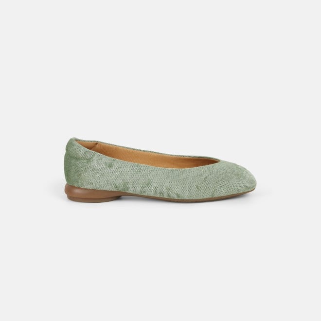 Mochi Women Light-green Casual Ballerinas (SKU: 31-1237-60-36)