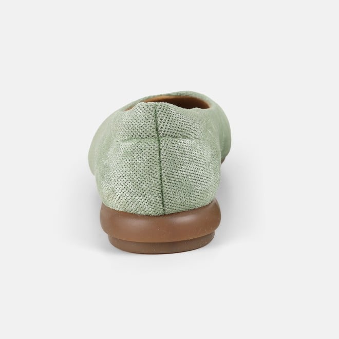 Mochi Women Light-green Casual Ballerinas (SKU: 31-1237-60-36)