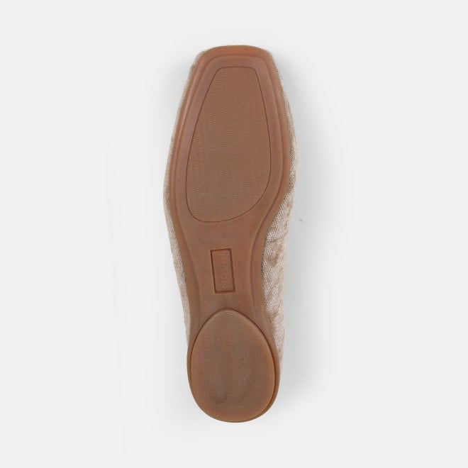 Mochi Women Beige Casual Ballerinas (SKU: 31-1237-20-36)