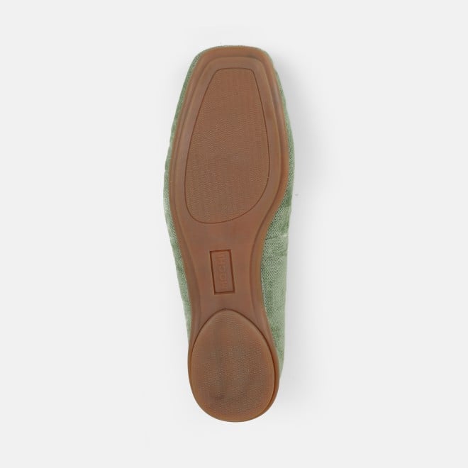 Mochi Women Light-green Casual Ballerinas (SKU: 31-1237-60-36)