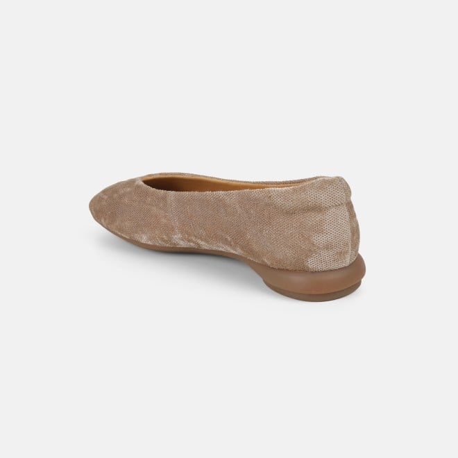 Mochi Women Beige Casual Ballerinas (SKU: 31-1237-20-36)