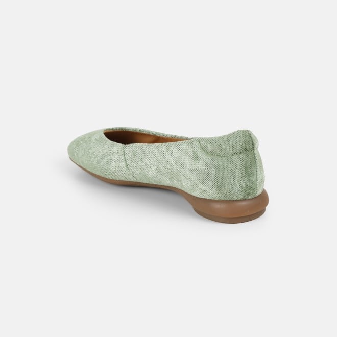 Mochi Women Light-green Casual Ballerinas (SKU: 31-1237-60-36)
