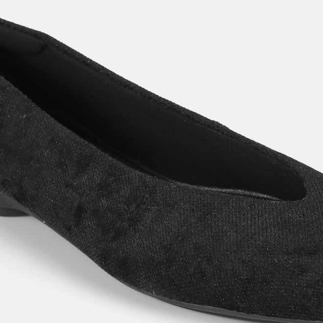Mochi Women Black Casual Ballerinas (SKU: 31-1237-11-36)