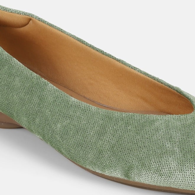 Mochi Women Light-green Casual Ballerinas (SKU: 31-1237-60-36)