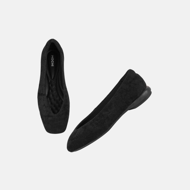 Mochi Women Black Casual Ballerinas (SKU: 31-1237-11-36)