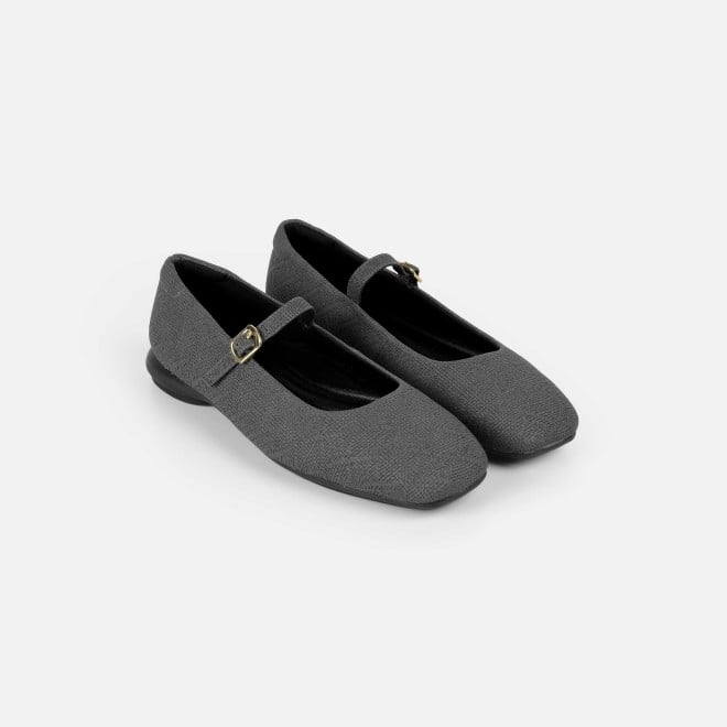 Mochi Women Grey Casual Ballerinas (SKU: 31-1238-14-36)