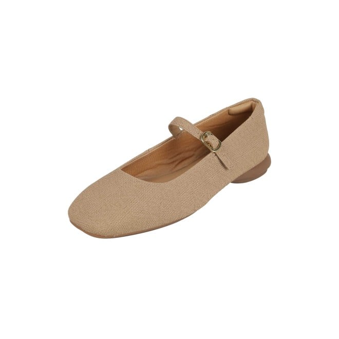Mochi Women Beige Casual Ballerinas (SKU: 31-1238-20-36)