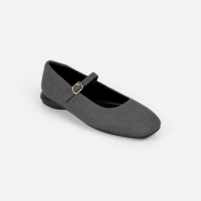 Mochi Women Grey Casual Ballerinas (SKU: 31-1238-14-36)