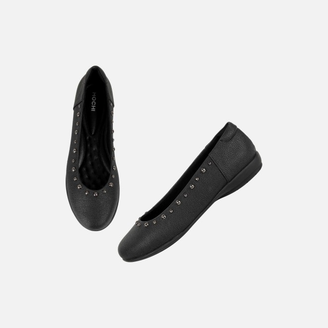 Mochi Women Black Casual Ballerinas (SKU: 31-1240-11-36)