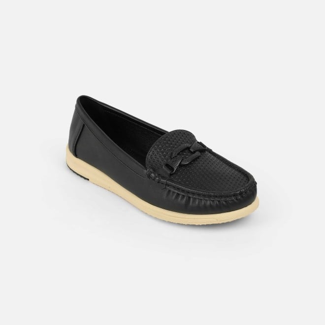 Mochi Women Black Casual Loafers (SKU: 31-1243-11-36)