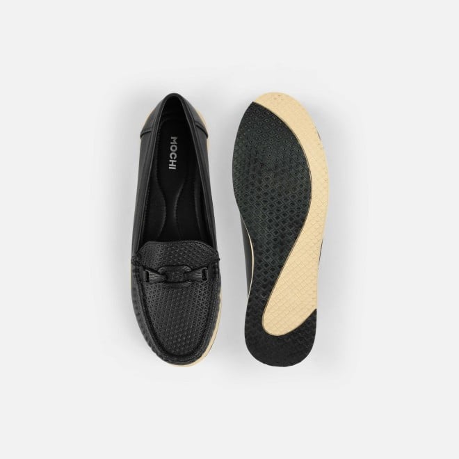 Mochi Women Black Casual Loafers (SKU: 31-1243-11-36)
