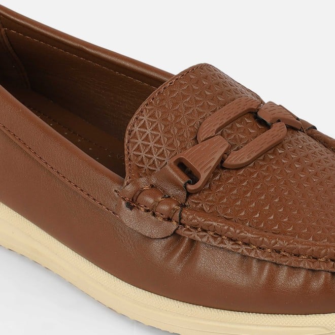 Mochi Women Brown Casual Loafers (SKU: 31-1243-12-36)