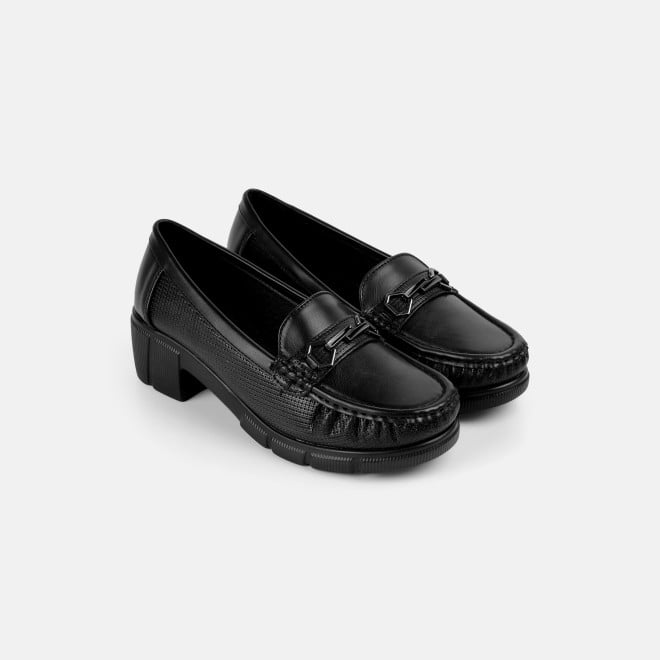 Mochi Women Black Casual Loafers (SKU: 31-1245-11-36)