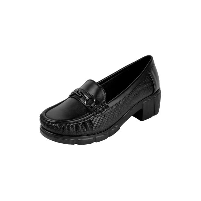 Mochi Women Black Casual Loafers (SKU: 31-1245-11-36)
