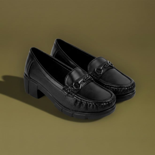 Mochi Women Black Casual Loafers (SKU: 31-1245-11-36)