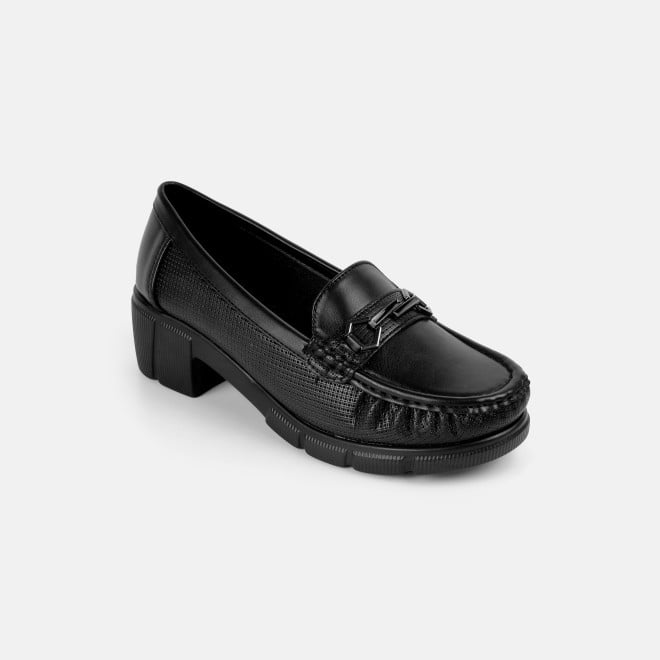 Mochi Women Black Casual Loafers (SKU: 31-1245-11-36)