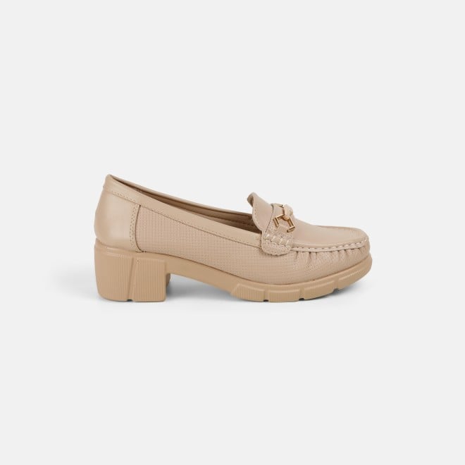 Mochi Women Beige Casual Loafers (SKU: 31-1245-20-36)