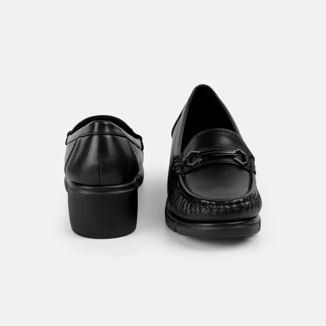Mochi Women Black Casual Loafers (SKU: 31-1245-11-36)