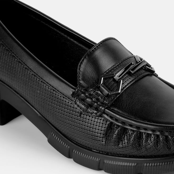 Mochi Women Black Casual Loafers (SKU: 31-1245-11-36)