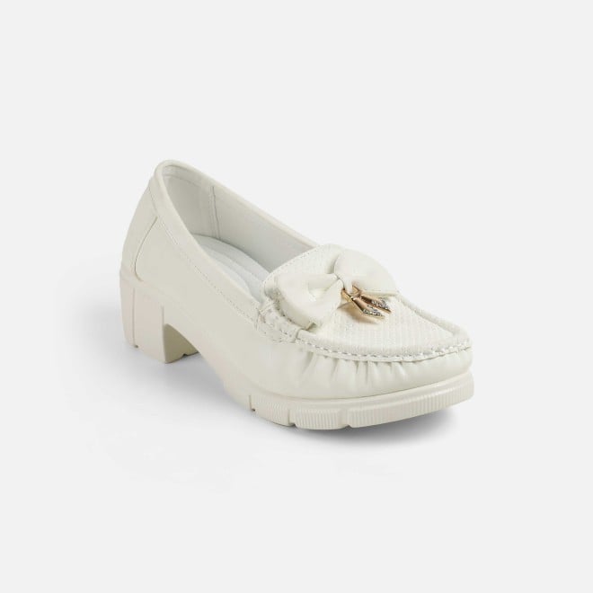 Mochi Women White Casual Loafers (SKU: 31-1246-16-36)
