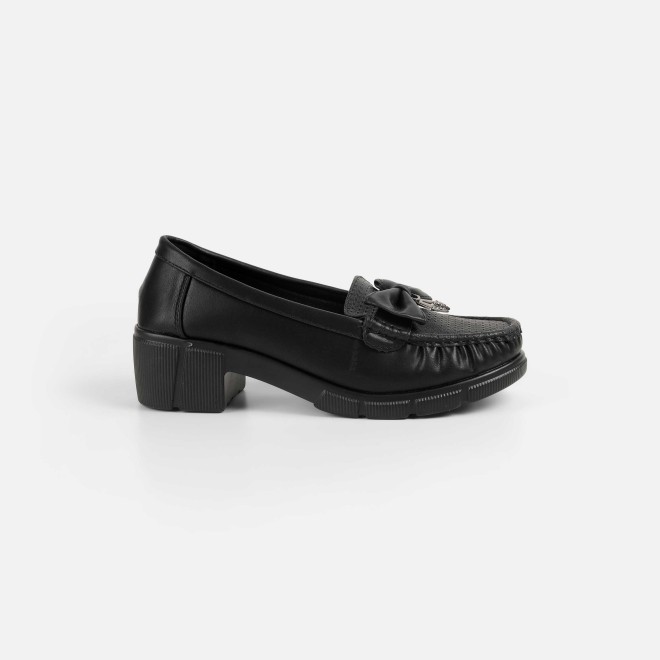 Mochi Women Black Casual Loafers (SKU: 31-1246-11-36)