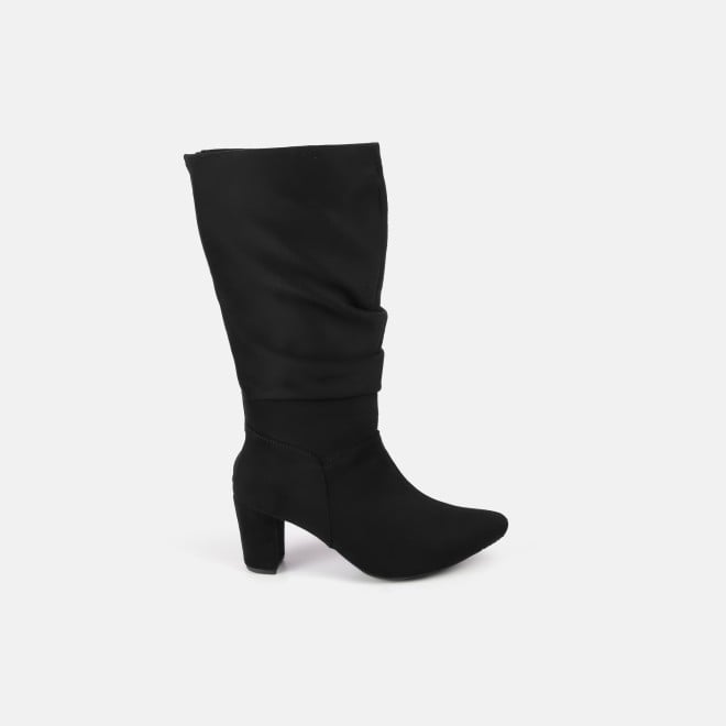 Mochi Women Black Casual Boots (SKU: 31-1247-11-36)