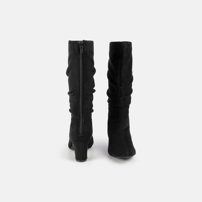 Mochi Women Black Casual Boots (SKU: 31-1247-11-36)