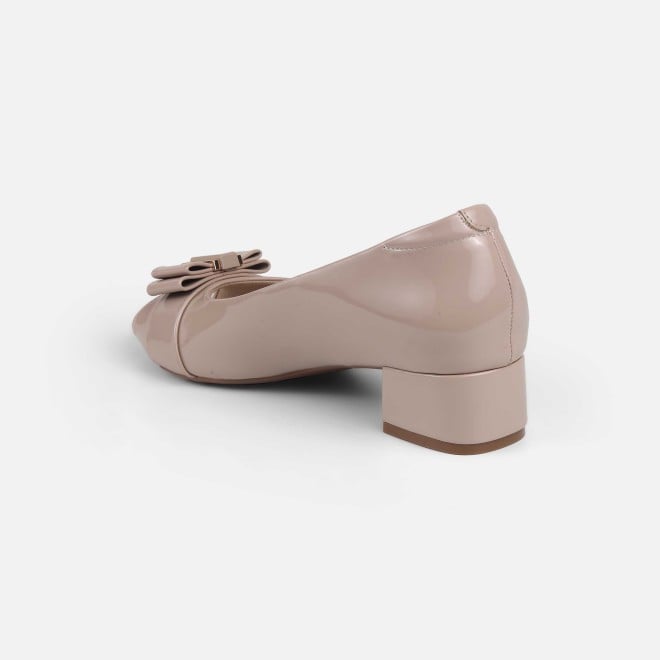 Mochi Women Beige Formal Peep Toes (SKU: 31-1249-20-39)