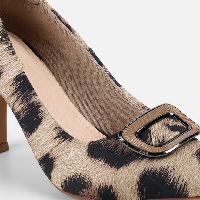 Mochi Women Beige Party Pumps (SKU: 31-1250-20-36)