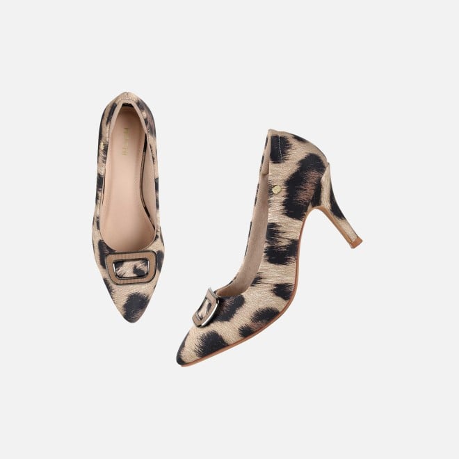 Mochi Women Beige Party Pumps (SKU: 31-1250-20-36)