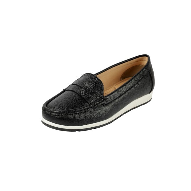 Mochi Women Black Casual Loafers (SKU: 31-1256-11-36)