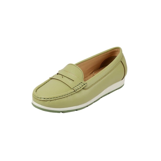 Mochi Women Green Casual Loafers (SKU: 31-1256-21-36)