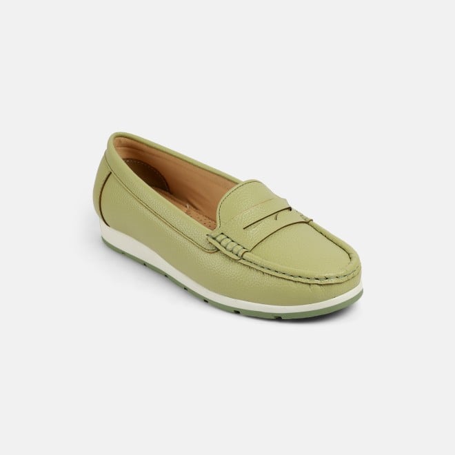 Mochi Women Green Casual Loafers (SKU: 31-1256-21-36)