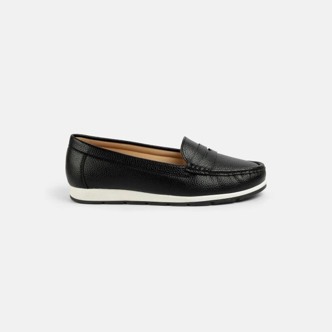 Mochi Women Black Casual Loafers (SKU: 31-1256-11-36)