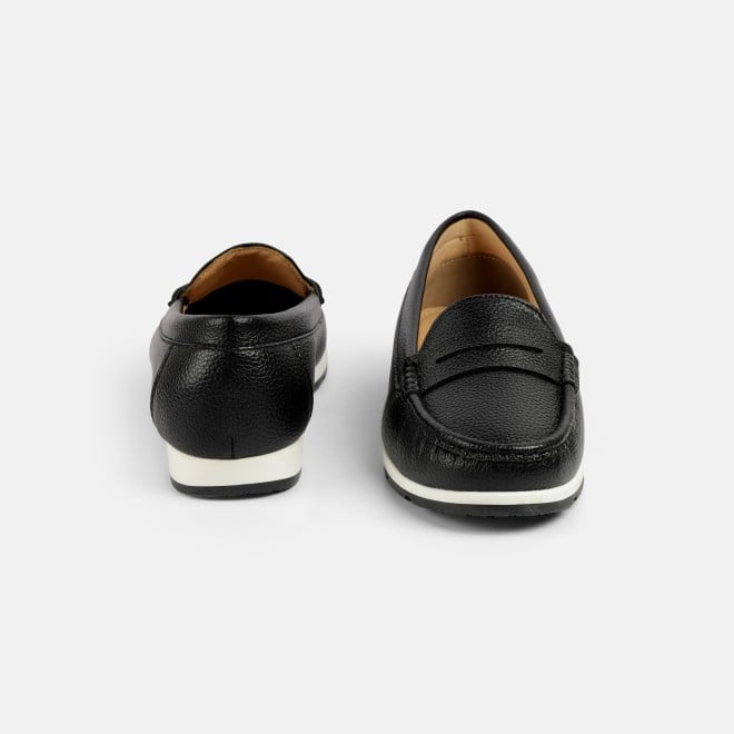 Mochi Women Black Casual Loafers (SKU: 31-1256-11-36)
