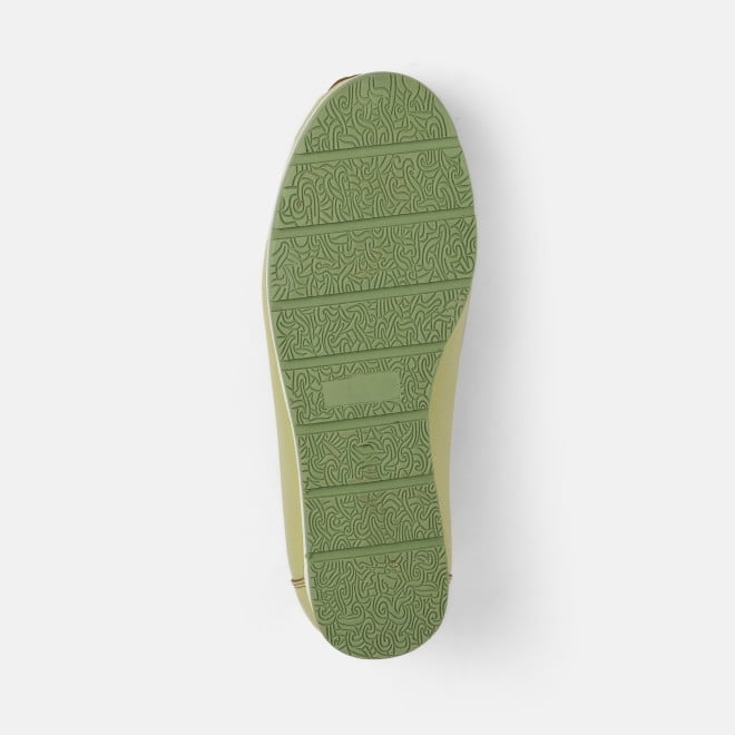 Mochi Women Green Casual Loafers (SKU: 31-1256-21-36)