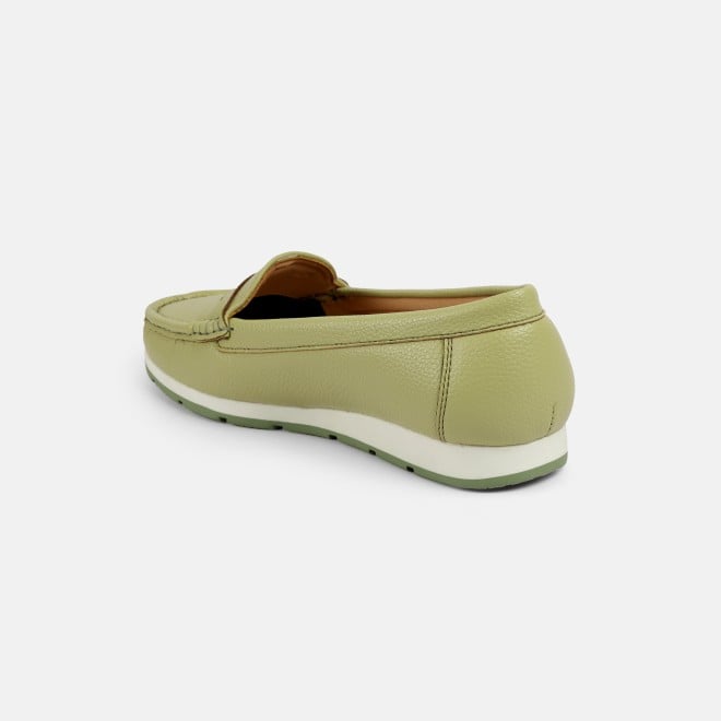 Mochi Women Green Casual Loafers (SKU: 31-1256-21-36)