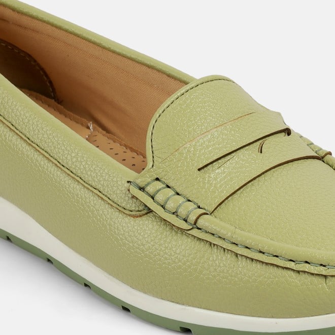 Mochi Women Green Casual Loafers (SKU: 31-1256-21-36)