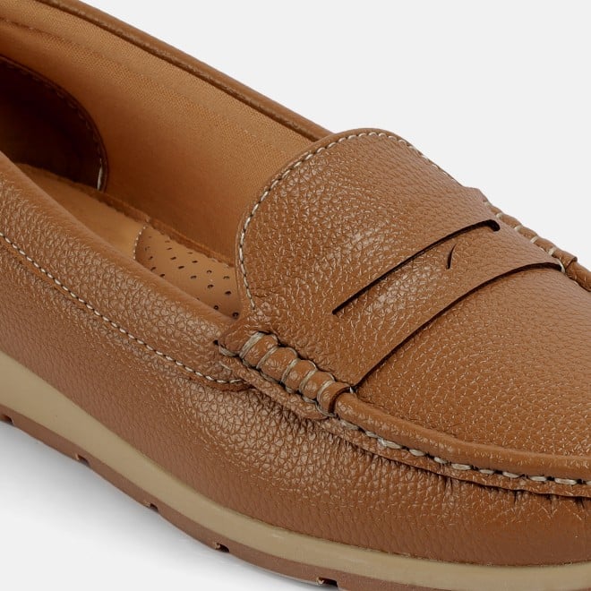 Mochi Women Beige-red Casual Loafers (SKU: 31-1256-89-36)