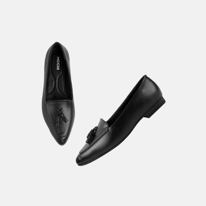 Mochi Women Black Formal Ballerinas (SKU: 31-1258-11-36)
