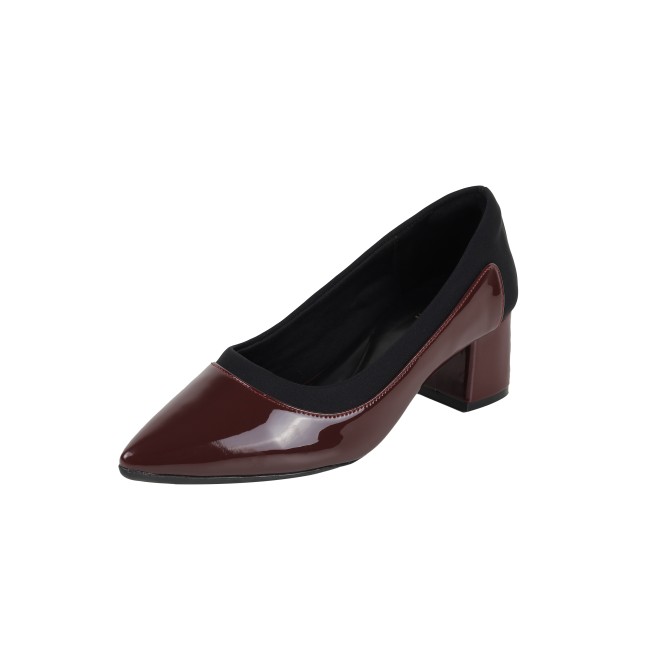 Mochi Women Maroon Formal Pumps (SKU: 31-1263-44-36)