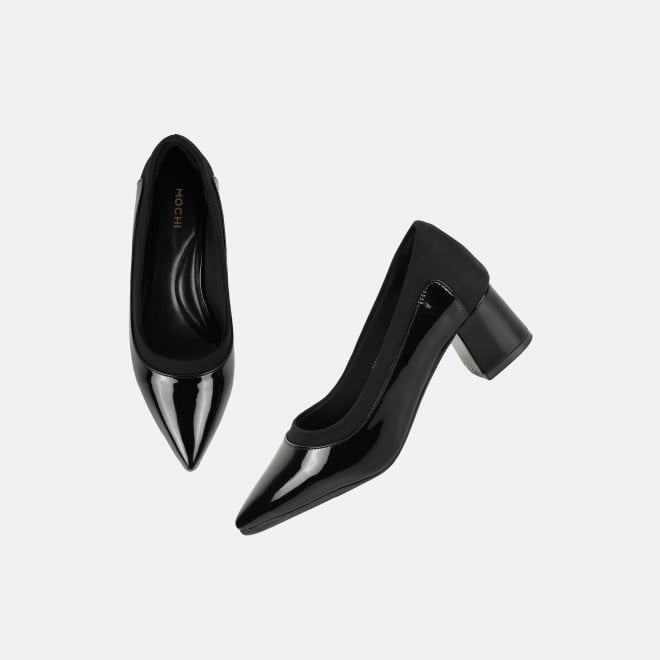 Mochi Women Black Formal Pumps (SKU: 31-1263-11-36)