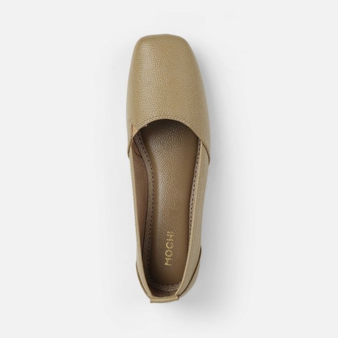 Mochi Women Beige Casual Ballerinas (SKU: 31-1267-20-36)